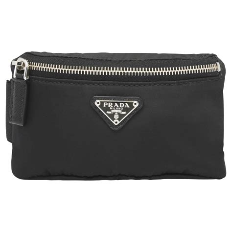 prada nylon pouch neon